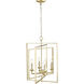 Nellis 4 Light 20 inch Modern Gold Indoor Pendant Ceiling Light